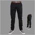 Fashion Soft Khaki Trouser Stretch Slim Fit Casual-black
