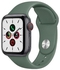 Solid Replacement Band For Apple Watch Series 5/6/7 42/44/45mm Pine Green