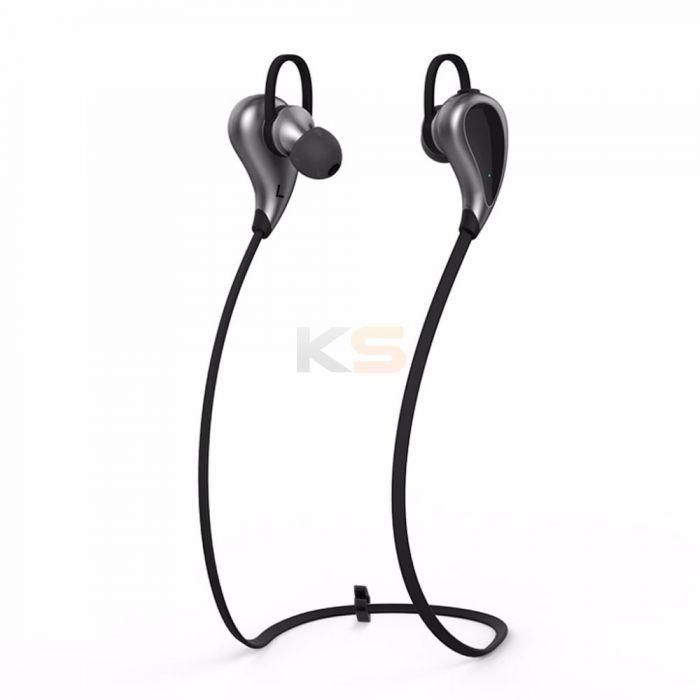 Roman S330 Stereo Sport Bluetooth 4.0 Two Phones Connect Headset Black