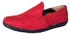 PHOELIX FASHIONS Red Valentine's Elegant Ankara Loafers