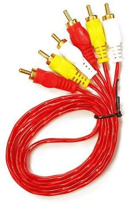 Rca Audio Video 3X3 Wire 1.5M - Red