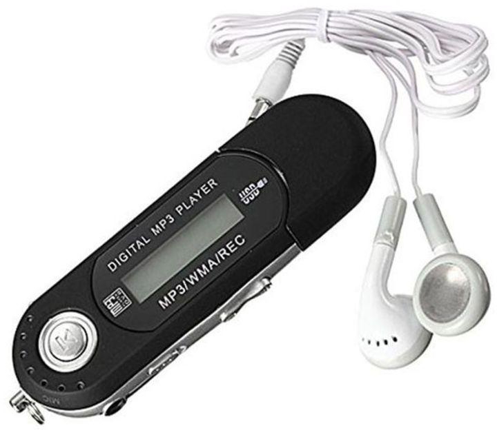 Digital MP3 Player With Earphones XYQ60107121BK_U00491 Black/Silver