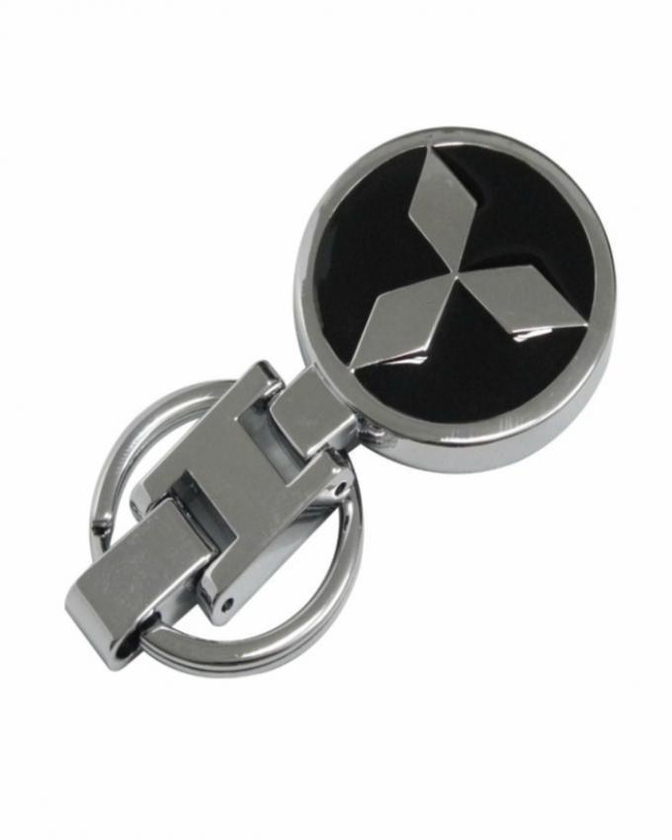 Mitsubishi Key Chain - Silver
