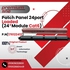Premium Line Premium LLine Patch Panel Cat 6 - 24 Port Full Loaded