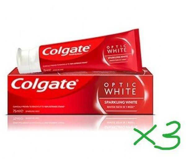 Colgate Optic White Advanced Whiteing Toothpaste -: 3pcs
