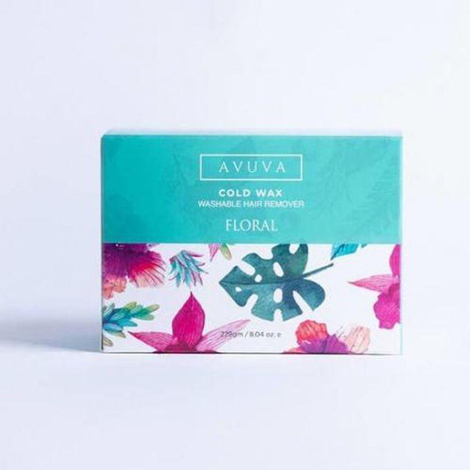Avuva Cold Wax Hair Removal - Floral -228 Gm.