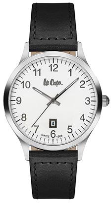 Lee Cooper Analog  Stainless Steel Case Black Strap With Silver Dial Men's Watch LC06296-331