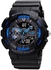 Skmei Sport Watch Quartz Waterproof Wristwatches 1688 Black & Blue