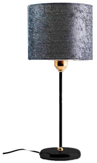 Cluc Tavolo Black Table Lamp - Grey (Velvet)