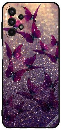 Protective Case Cover For Samsung Galaxy A13 Glitter Butterflies