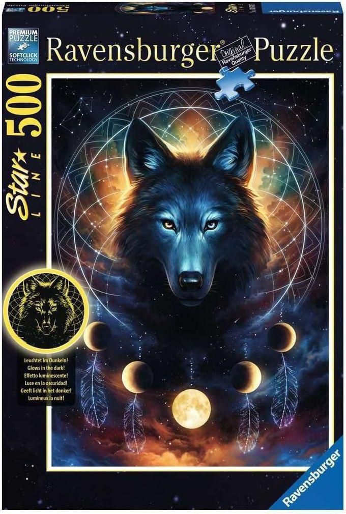 Ravensburger Glowing Wolf Puzzle - 500pcs - No:13970