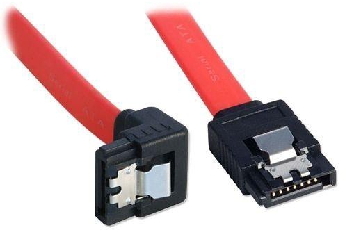 Generic 0.5m SATA Cable - Latching, Right-Angled (90°) Connector