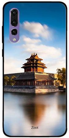 Thermoplastic Polyurethane Skin Case Cover -for Huawei P20 Pro -forbidden City ماسك فيرات كولي