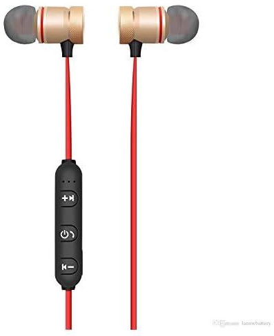 Zooni multi-color ix7 magnetic wireless bluetooth sports earphone with mic & volume control