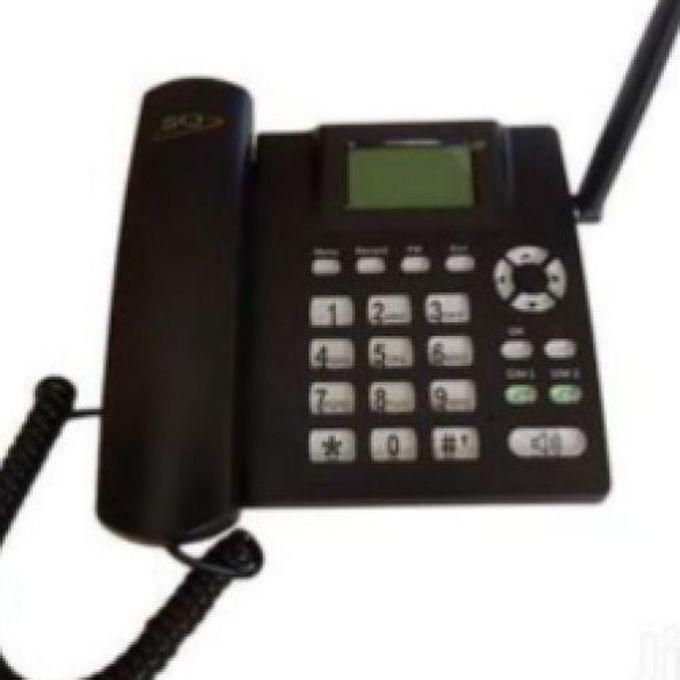 SQ LS 930 ,,Desktop Wireless Telephone.,,(GSM Fixed),, (Dual Sim),,Black ,,w.s