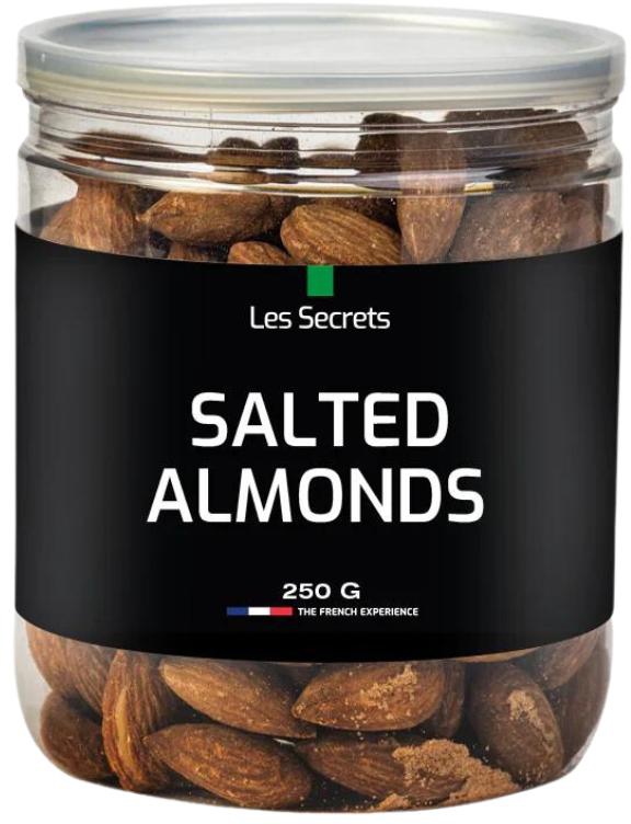 Les Secrets Salted Almonds - 250 gm