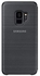 Samsung LED Display View Flip Wallet Cover Case for Galaxy S9 - Black,EF-NG960PBEGWW