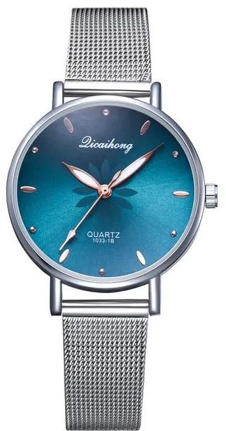 Watches For Women Luxury Silver Popular Pink Dial Flowers Metal Ladies Bracelet Quartz Clock Ladies Wrist Watch New Clock