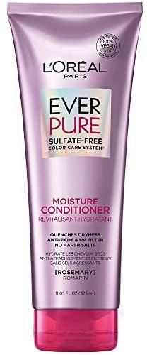 L'Oreal Paris EverPure Moisture Sulfate Free Conditioner for Color-Treated Hair, Rosemary, 11 Fl; Oz