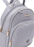 Faux Leather Backpack Grey