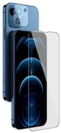 Amazing 2-In-1 Hd Full Screen Tempered Glass Screen Protector For Apple iPhone 13 Mini شفاف