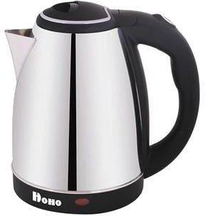 Get Hoho Stainless Steel Electric Kettle, 1.5 Liter - Black Silver with best offers | Raneen.com