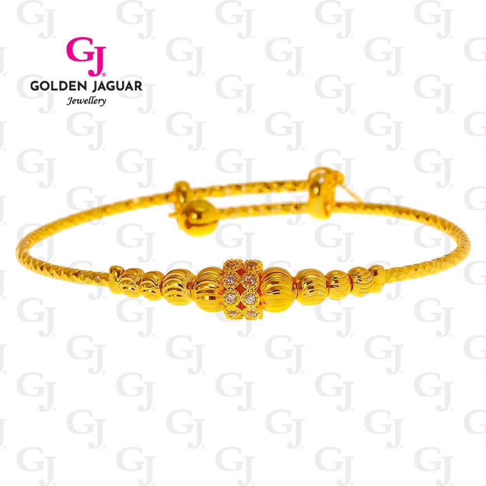 GJ Jewelry Emas Korea Bangle Zircon + Adjustable 5765502