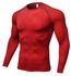 Men Quick Dry Breathable Long Sleeve Shirt Red