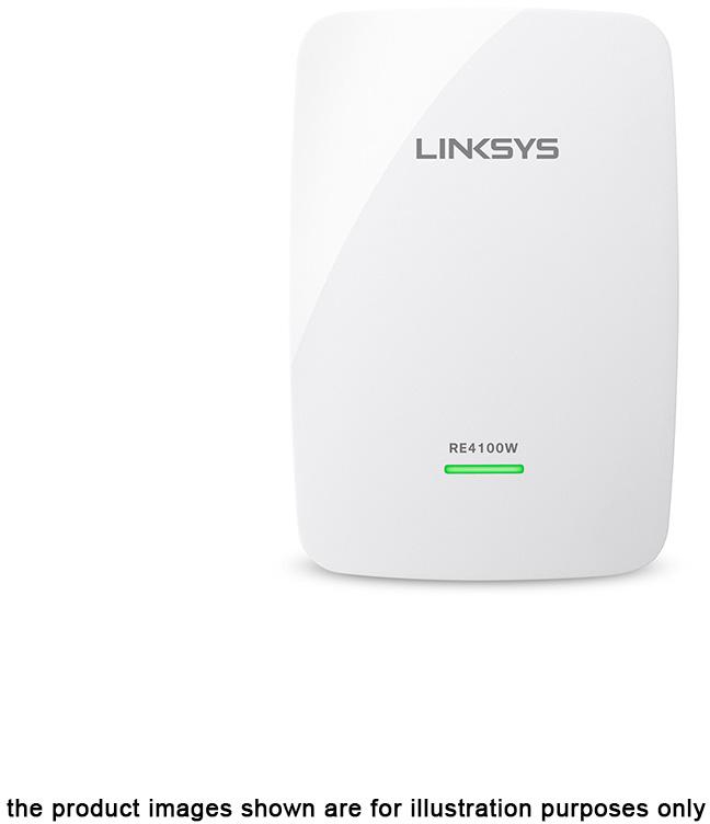 Linksys RE4100W N600 Pro Dual-Band Wireless Range Extender (White)