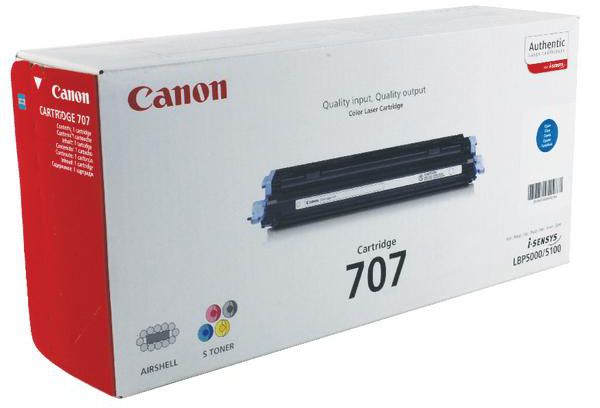 Canon 707 Cyan toner cartridge