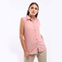 Esla Sleeveless Buttoned Down Solid Shirt - Rose