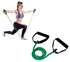 Elastic Tubular Stretch Belt For Yoga And Fitness - 25 LB Green
