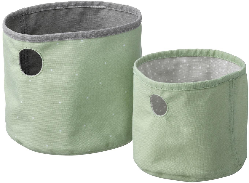 LEN Box set of 2 - green/light grey