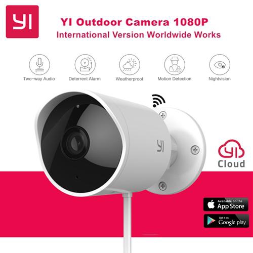 Xiaomi Yi Security Camera Day &amp;Night Wireless Surveillance CCTV (White)