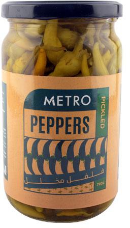 Metro Pickled Pepper - 720 g