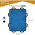 Positioning Bed Pad with Handles Transfer Belts for Lifting Seniors Hospital Washable Waterproof Pads Elderly Bed Sore Prevention Patient Turning Device Slide Reusable Draw Sheets (55" x 36" - Blue)