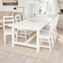 NORDVIKEN طاولة قابلة للتمديد - أبيض ‎210/289x105 سم‏