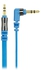 Scosche Flat Out 3 Ft. Flat Audio Cable, Blue
