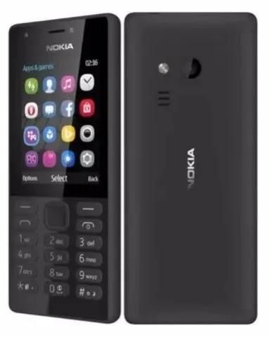 Nokia 216 - 2.4" - Dual Sim - FM Radio - VGA Led Flash - 1020mAh - Black