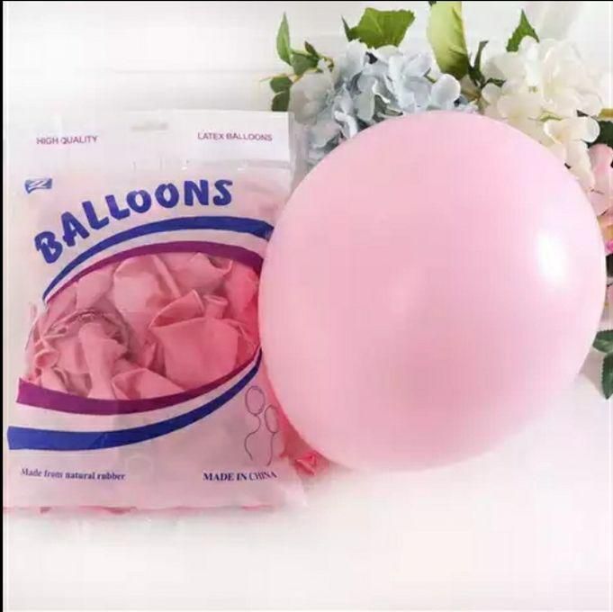10Pieces Pastel Pink Plain Balloons
