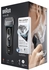 Braun Series 5 5195cc Wet & Dry Shaver With Clean & Charge Station And Travel Pouch - Black.