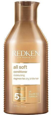 Redken Conditioner, For Dry Hair, Argan Oil, Intense Softness And Shine, All Soft, 300 Ml