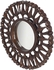 Get Plastic Round Mirror Set, 3 Pieces, 24 cm - Brown with best offers | Raneen.com