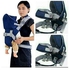 Fashion Comfortable Baby Carrier With A Hood - BLUE