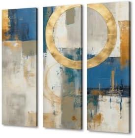 Sphere Art 70X60cm Modern Abstract Painting (Canvas Print)