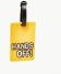 Hands Off Printed Luggage Tag