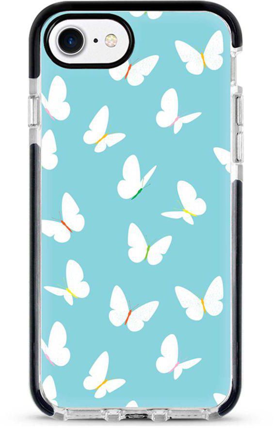 Protective Case Cover For Apple iPhone 7 Fluttering Butterfly Full Print