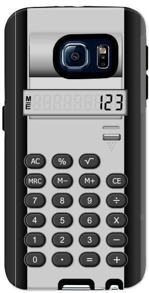 حافظة فاخرة متينة بتصميم مطفي اللمعان لهواتف سامسونج جالاكسي اس 6 من ستايليزد - الة حاسبة قديمة