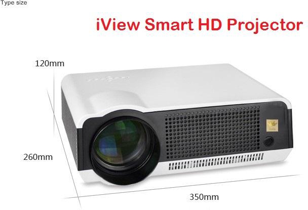 Smart WiFi Android LED Projector Full HD 3D with 4000 Lumens