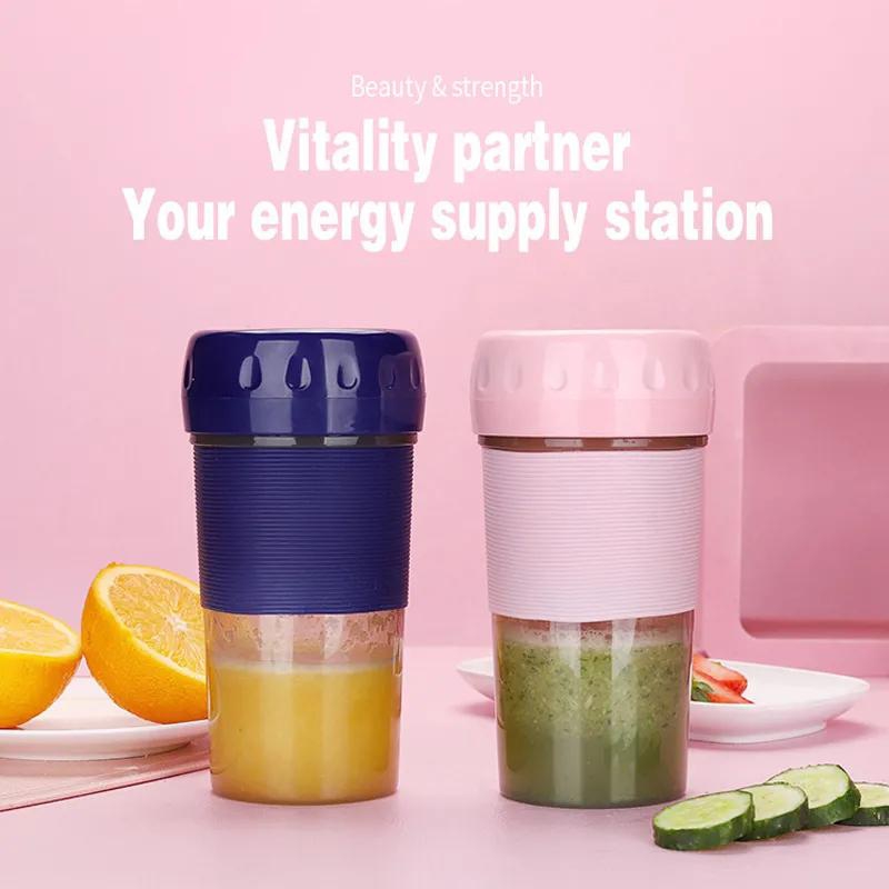 Mini Juicer USB Rechargeable Household Mixer Food Processor Blender 300ML Juicers Machine Home Electric Juice Cup New